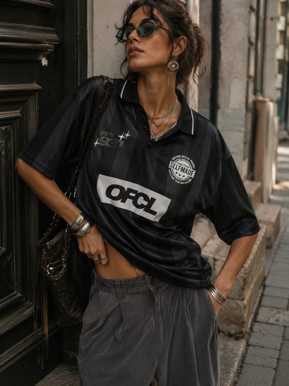 🖤 NWOT Urban Man OFCL Oversized Soccer Jersey | Size M